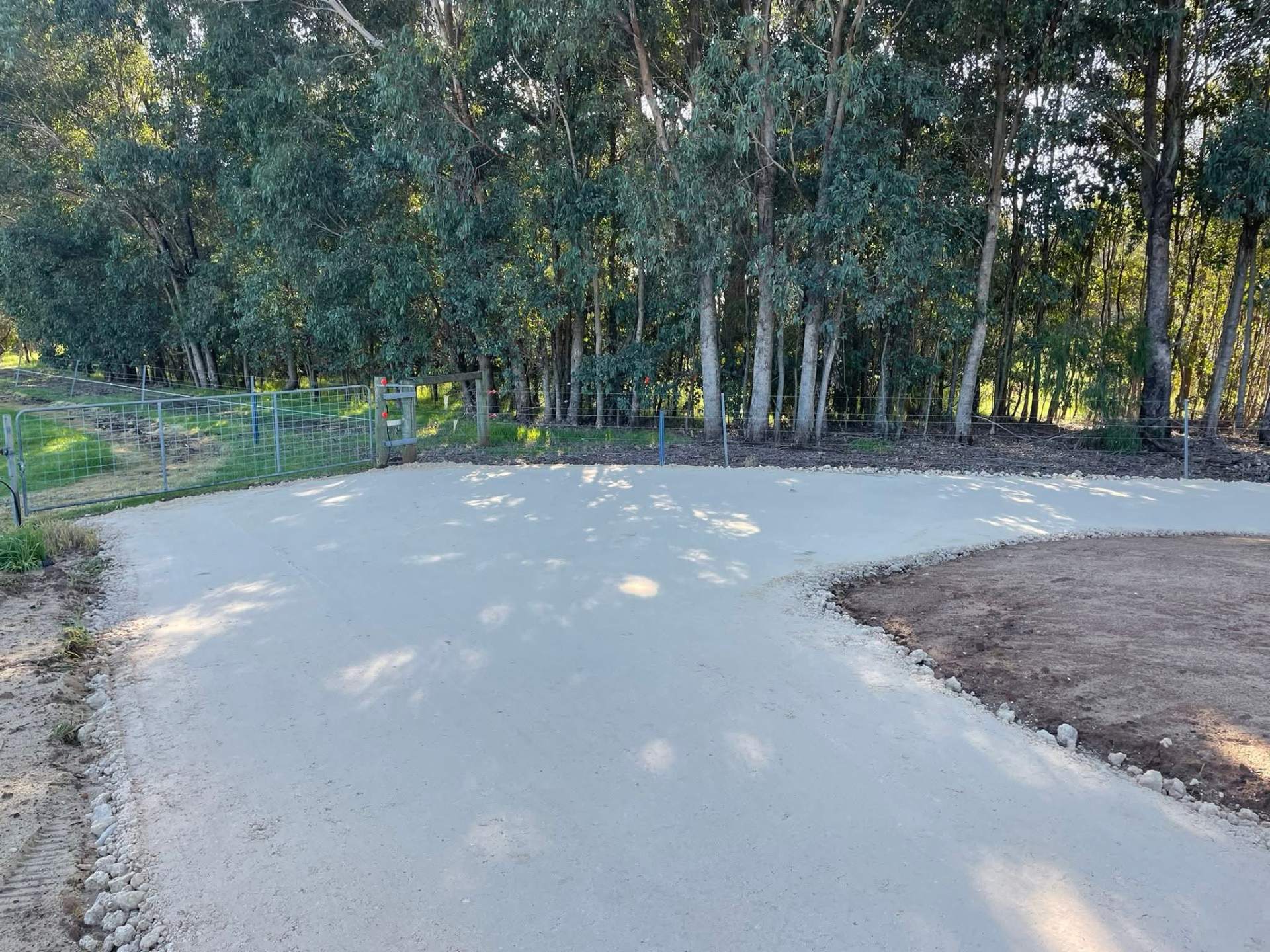 Shed Pad Prepped In The Bush